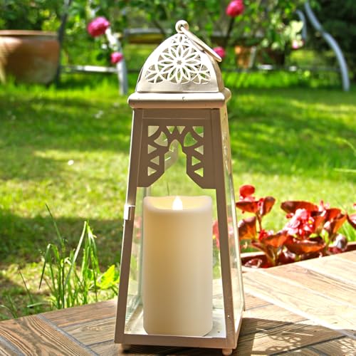 4" x 6" 8" 10" Waterproof Outdoor Flameless Candles with Remote (3 Count)