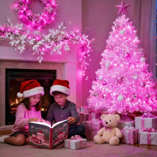 200 LED Pink Lights for Room Decor (66 Foot)