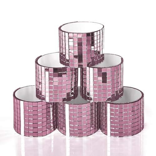 Mirror Mosaic Disco Tiles (6 Count)