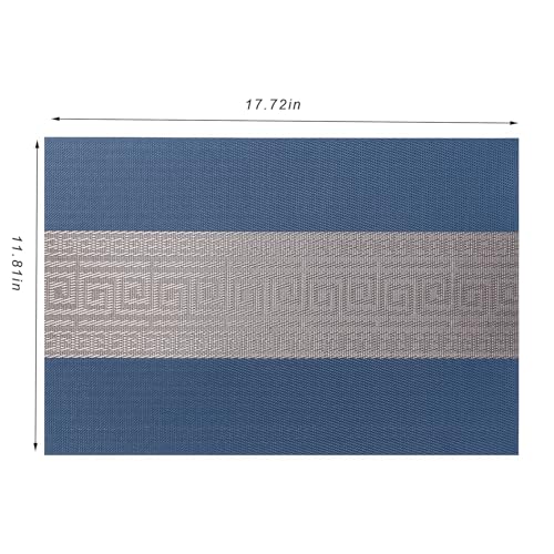 Placemats Set of 6 Washable Indoor (6 Count)