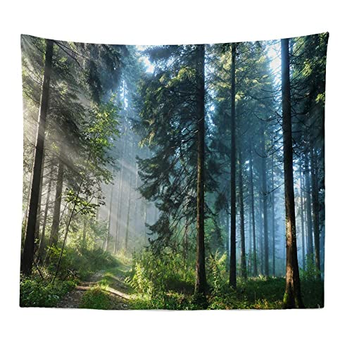 Forest Tapestry Home Decor Landscape Tapestry Living Room Bedroom Decoration Magic Curtain