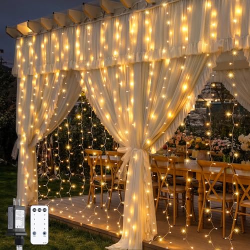 600 LED Curtain Lights (19.6 Foot)