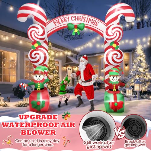 9FT Christmas Inflatable Archway