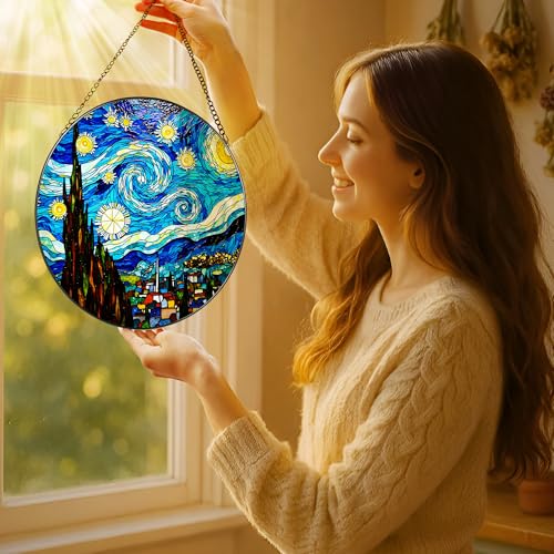 8'' Van Gogh Starry Night Sun Catcher Ornament