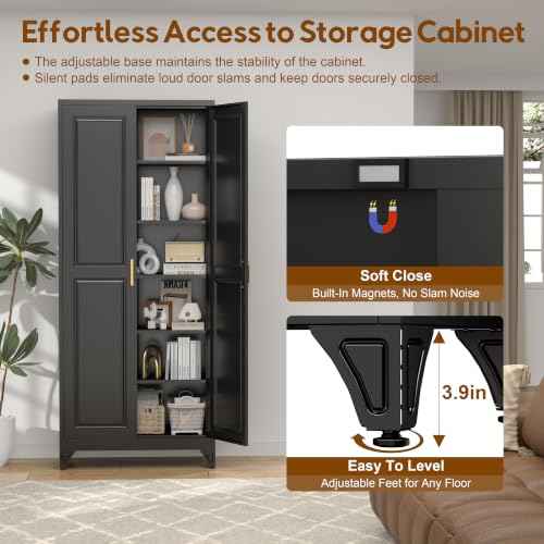 75" Kitchen Pantry Cabinet