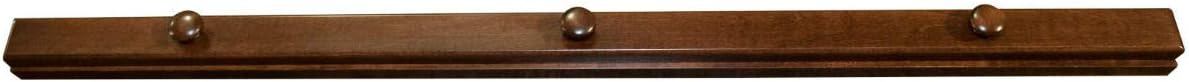 RRD Amish Made Quilt Rack Wall Mount - Rustic Tapestry Hangers for Rugs, Tapestries & Quilts - Maple Wood, Coffee Stain, 72' Long