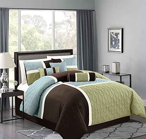 Upland 7 Piece Quilted Patchwork Comforter Set
