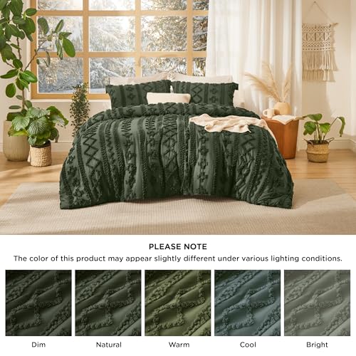 Tufted Boho Comforter Set California King
