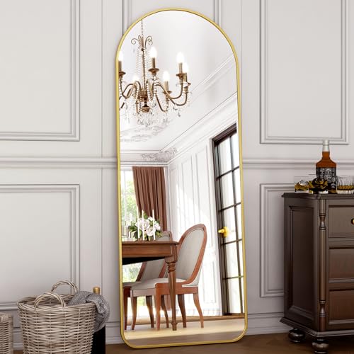 64"x21" Arched Full Length Mirror Floor Mirrors