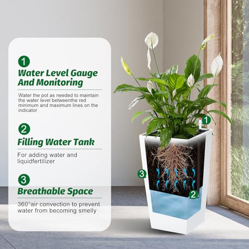 16 in Tall Planters Set of 2 (2 Count)