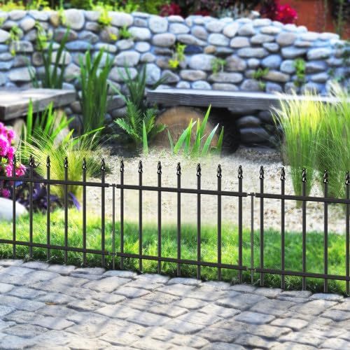 Decorative Metal Garden Fence 18" x 10' (75 Sq Ft)