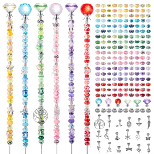 16in Extra Long Beaded Garden Stakes kit (306 Count)