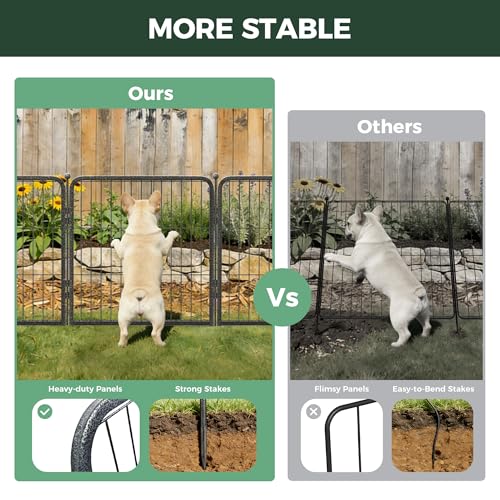 No Dig Garden Fence