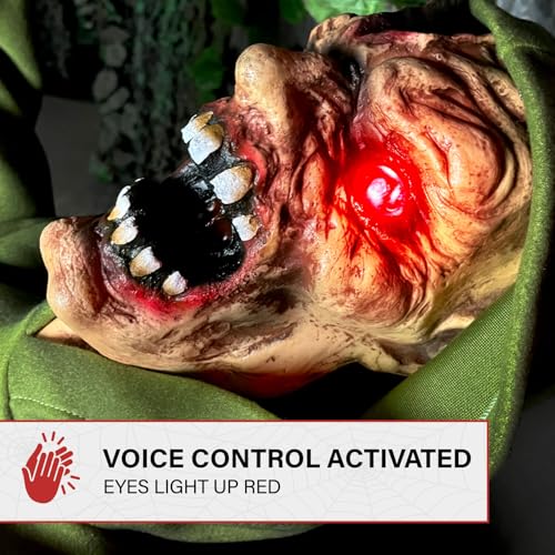 4.4 Ft. Animatronic Impaled Zombie Voice (4.4 ft Impaled Zombie)