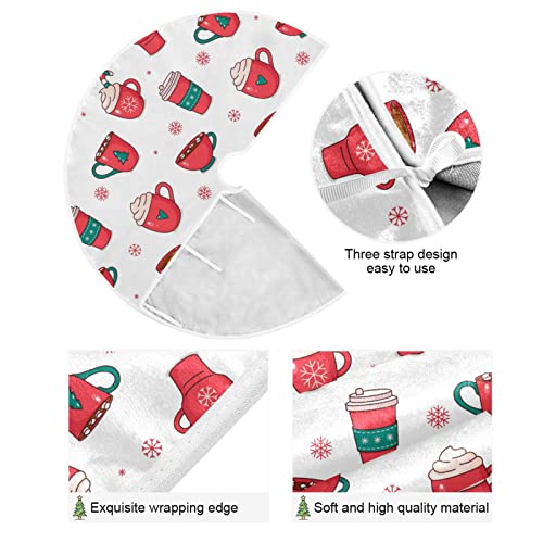 Christmas Hot Chocolate Coffee Tree Skirt