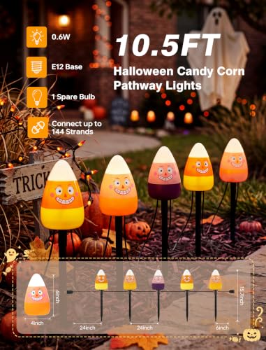 10.5FT Halloween Pathway Lights
