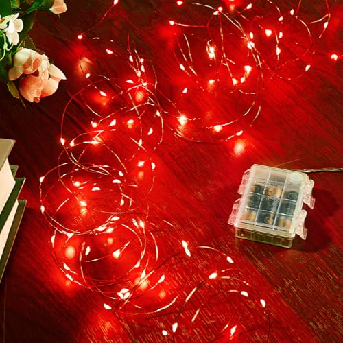 4 Pack 16.4 Ft. Battery Operated Outdoor String Lights with Remote & Timer (4 Count)