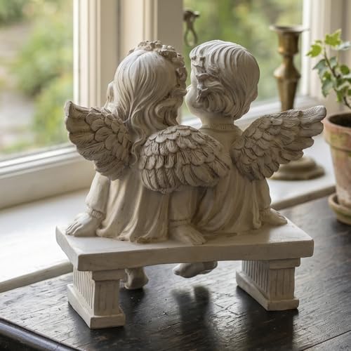 Kissing Angel Statue