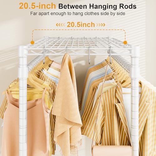 Rolling Clothes Rack
