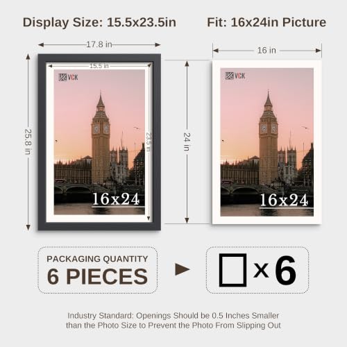 16x24 Picture Frame Set of 6
