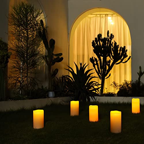4" x 10" Single Waterproof Outdoor Flameless Candles