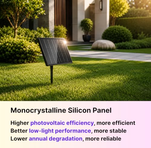 Solar Color Changing RGBW Landscape Spotlights (4 Count)