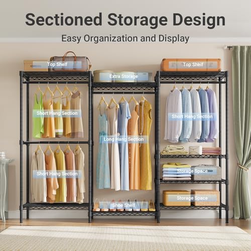 V5 Plus Heavy Duty Clothes Rack