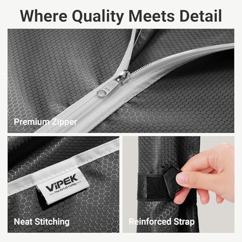 V7C Portable Closet for Hanging Clothes Heavy Duty Rack with Cover