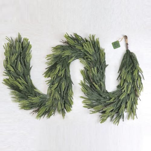 6FT Artificial Norfolk Pine Garland (6 Foot)