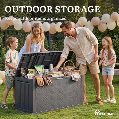 95 Gallon Outdoor Storage Deck Box