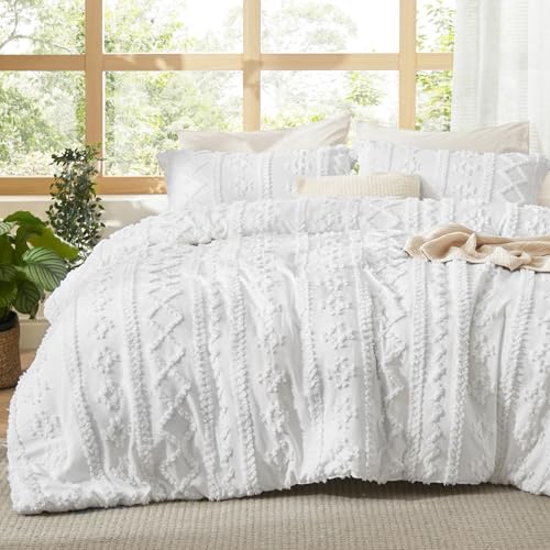 Tufted Boho Comforter Set Oversized King