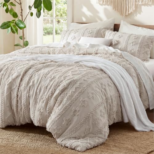 Tufted Boho Comforter Set Full Size