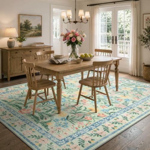 Machine Washable 5x7 Area Rug