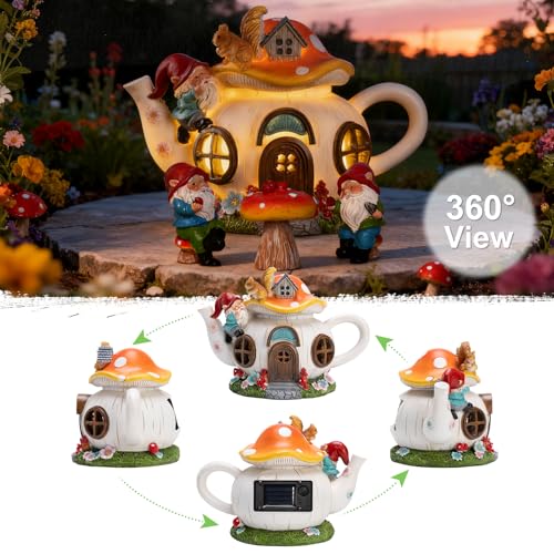 Solar Fairy Garden House Lights