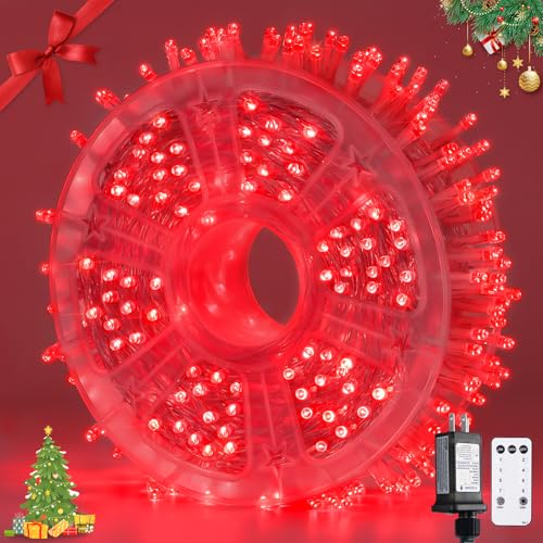 400 LED Red Christmas Lights (132 Foot)