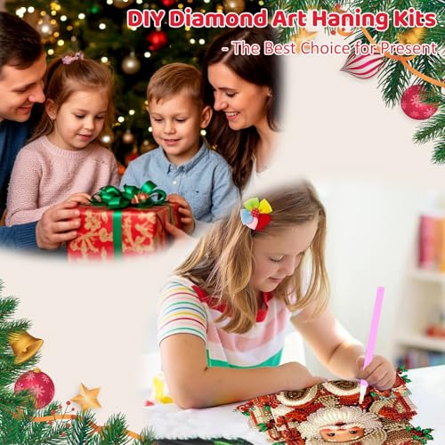 Christmas Diamond Art Hanging Kits for Adult