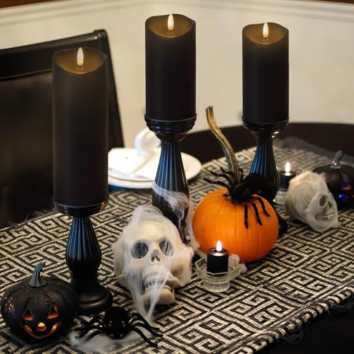 Outdoor Flameless Candles with Remote Timer (2 Count)