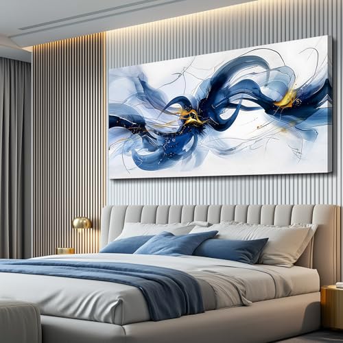 Canvas Wall Art For Living Room Large Wall Decor For Office Bedroom Decorations Abstract Ink Painting Artwork Room Wall Mural Aesthetic Home Decor 30x60 In