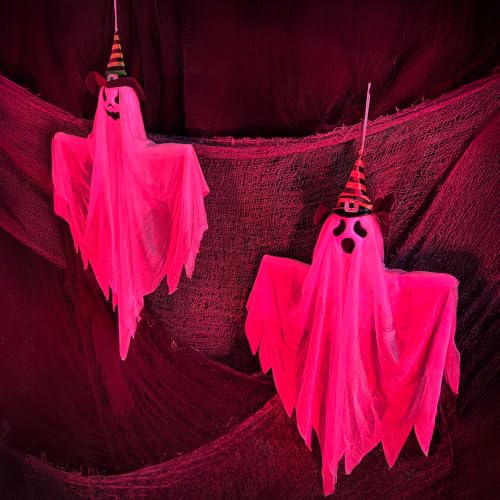 26" Hanging Ghosts Halloween Animatronic (26" Hanging Ghosts)
