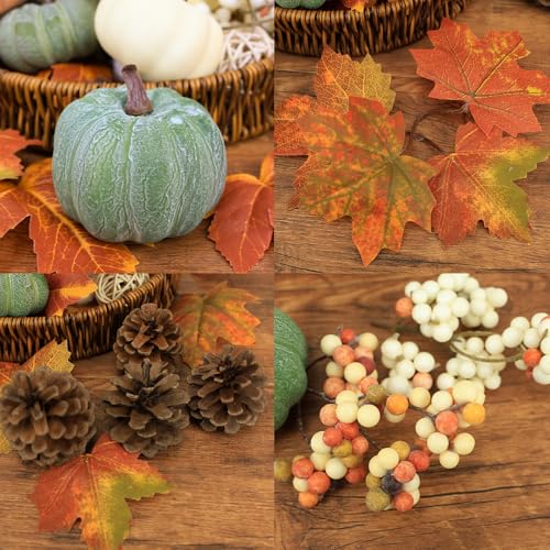 15 PCS Mini Pumpkin Decor (15 Count)