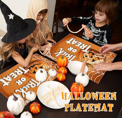 Halloween Pumpkin Placemats Set of 4 (4 Count)