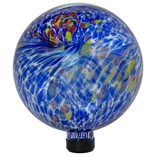 Sunnydaze 10" Glass Gazing Ball for Garden