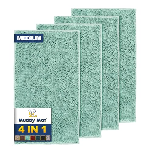 4 Piece Seafoam Green Medium 30"X19" AS