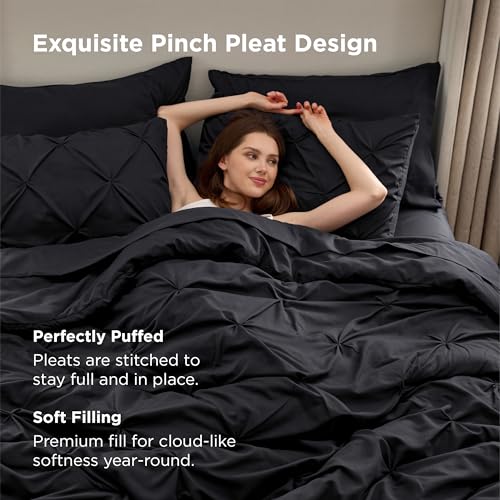 7 Piece Oversized King Comforter & Sheet Set