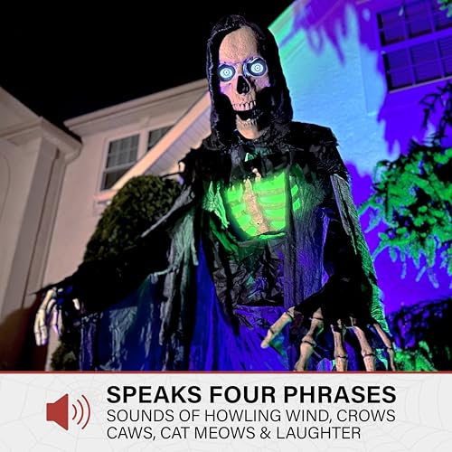 10-Ft Motion-Activated Towering Reaper Animatronic (10ft Towering Reaper)