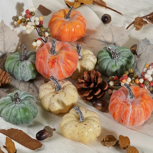 25 PCS Pumpkin Decor Set (25 Count)