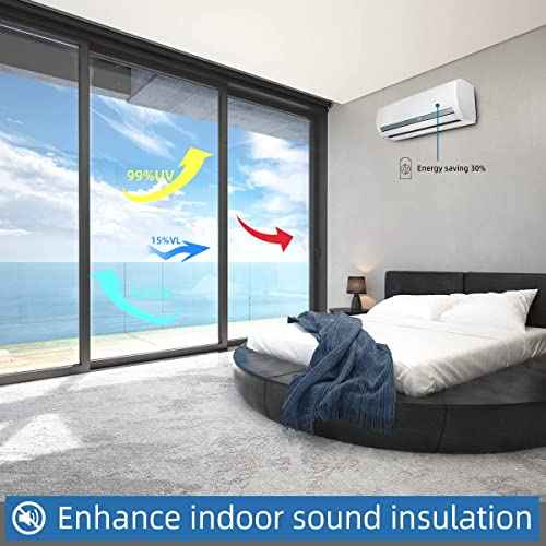 One Way Window Privacy Film with Tools (32.25 Sq Ft)