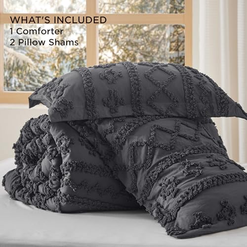 Tufted Boho Comforter Set Full Size