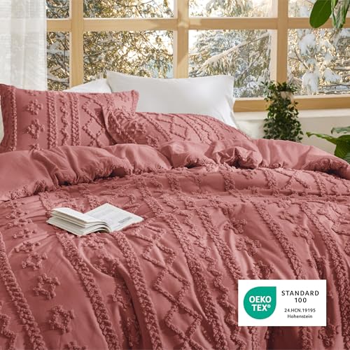 Tufted Boho Comforter Set King Size