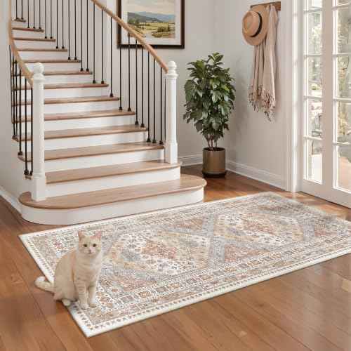2x4 Rug Runners for Hallways Non Slip (8 Sq Ft)